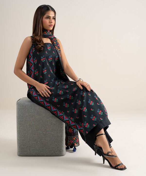 3 Piece - Printed Lawn Suit