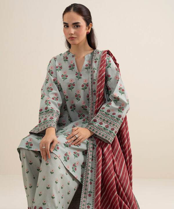 3 Piece - Printed Lawn Suit