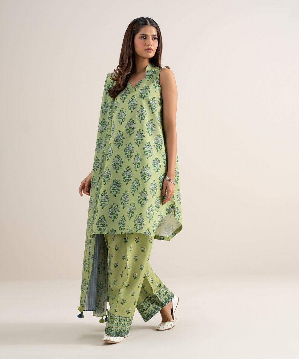 3 Piece - Printed Lawn Suit