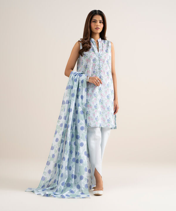 3 Piece - Printed Lawn Suit