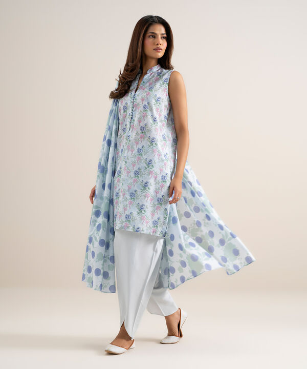3 Piece - Printed Lawn Suit