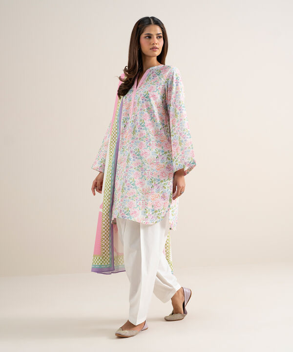 3 Piece - Printed Lawn Suit