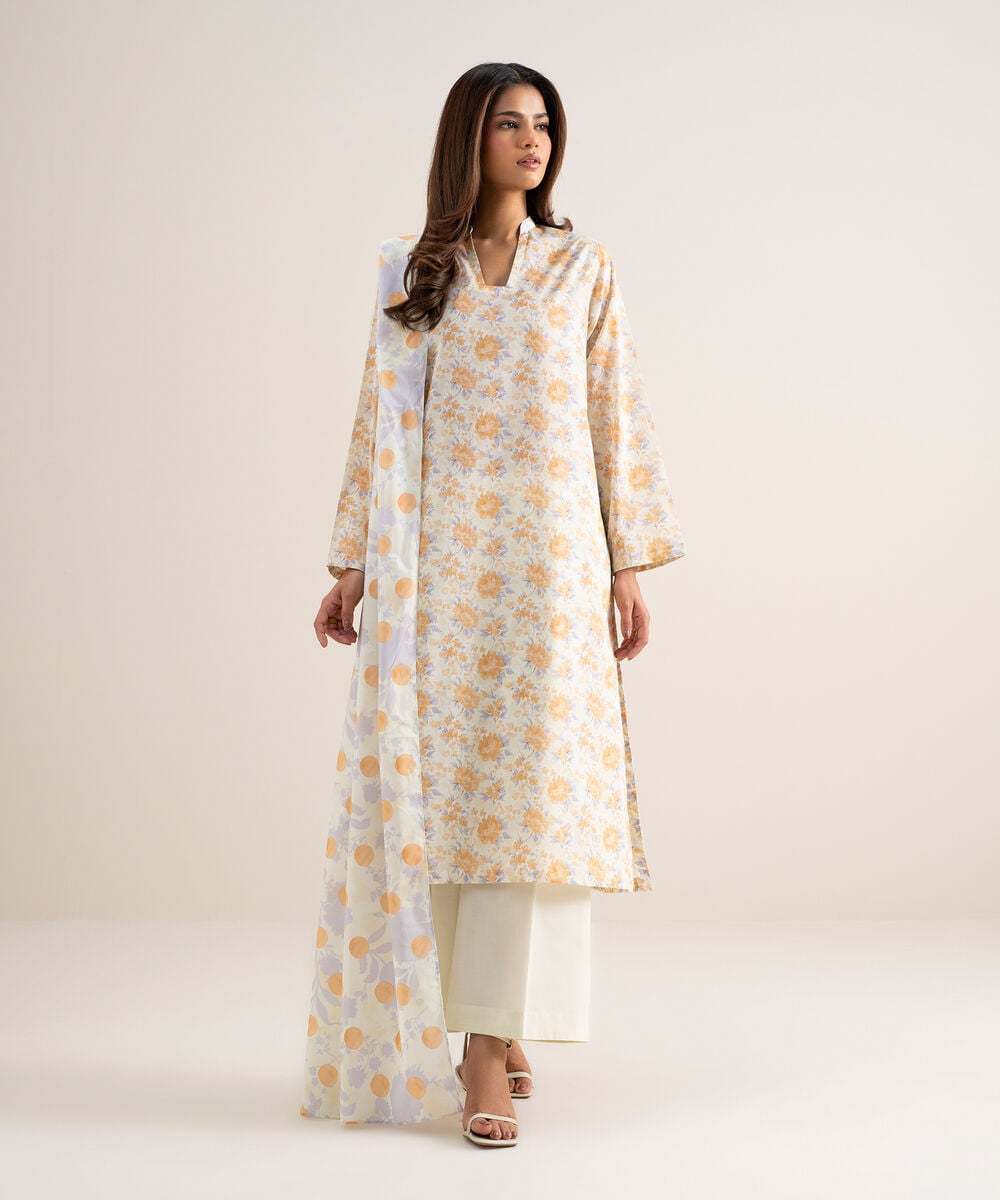 3 Piece - Printed Lawn Suit