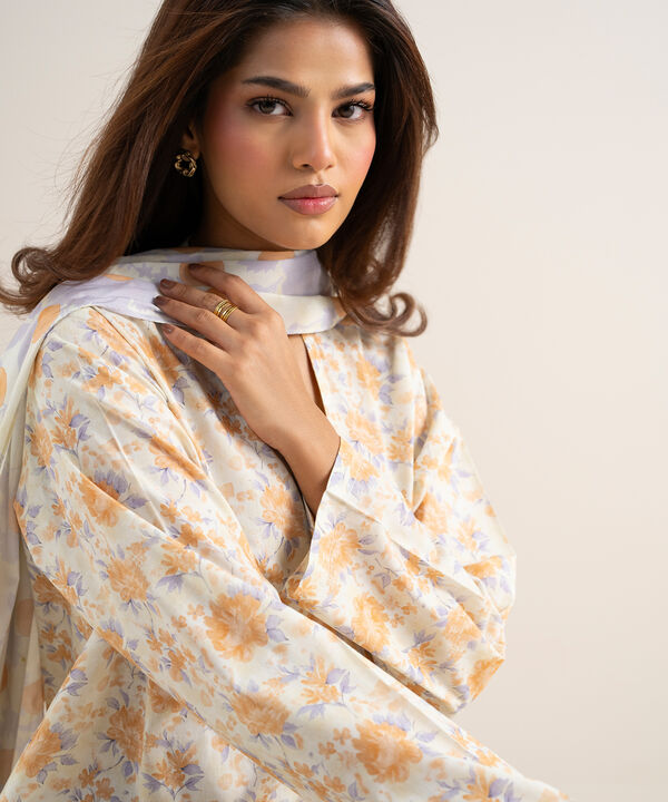 3 Piece - Printed Lawn Suit