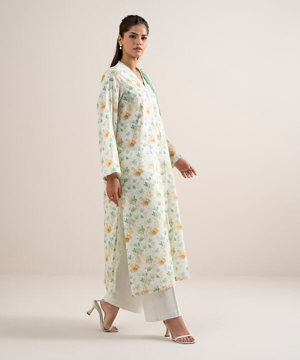 3 Piece - Printed Lawn Suit