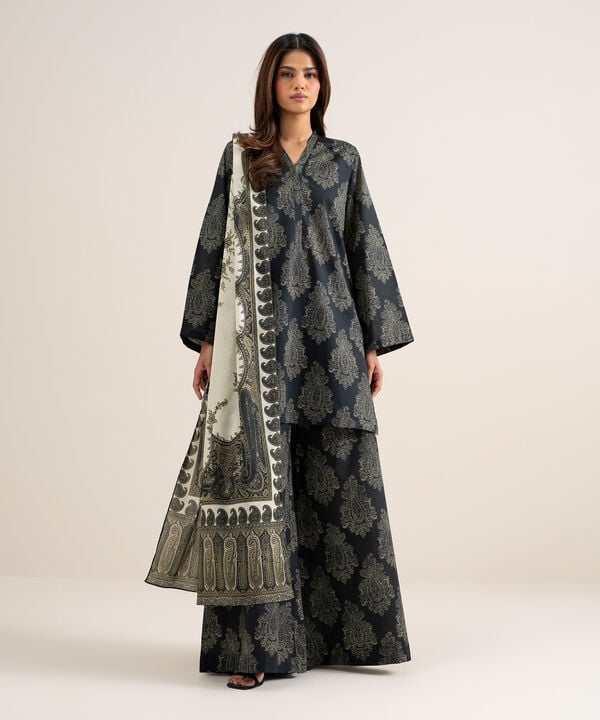 3 Piece - Printed Lawn Suit