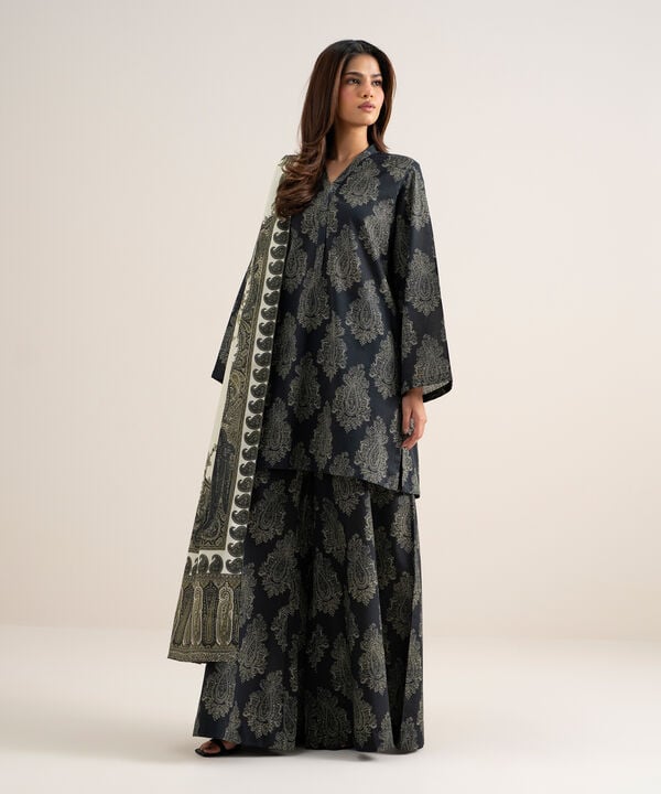 3 Piece - Printed Lawn Suit