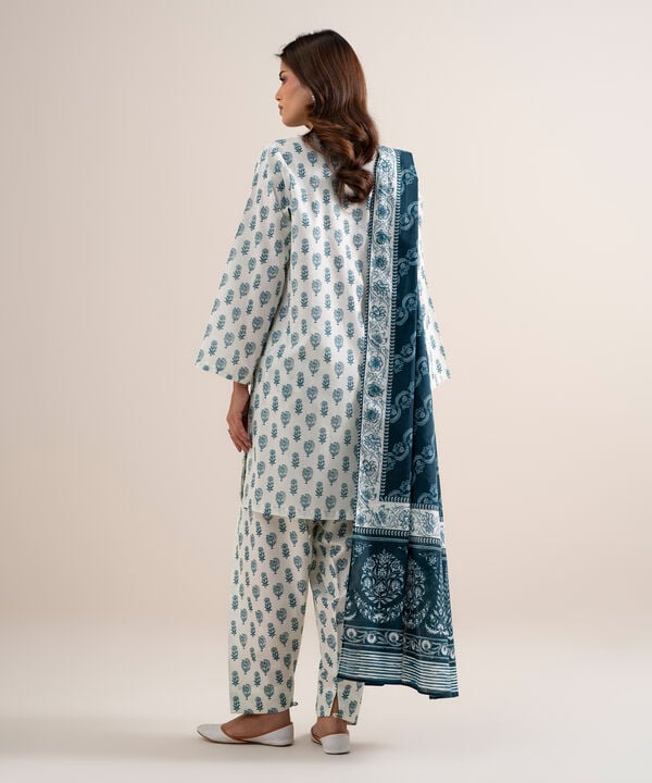 3 Piece - Printed Lawn Suit