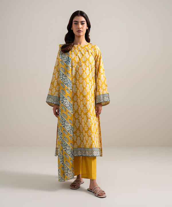 3 Piece - Printed Lawn Suit