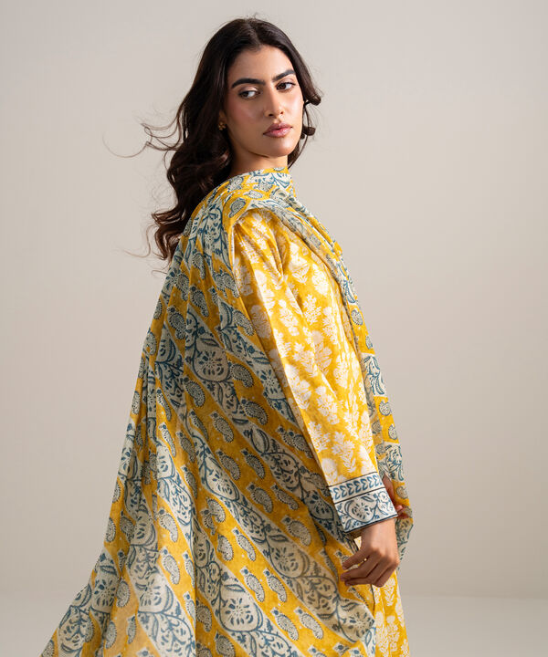 3 Piece - Printed Lawn Suit