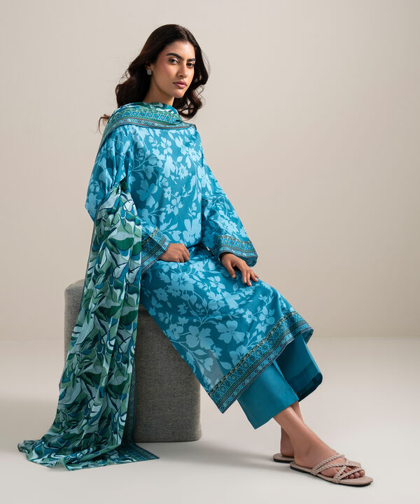 3 Piece - Printed Lawn Suit