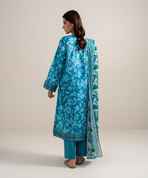 3 Piece - Printed Lawn Suit