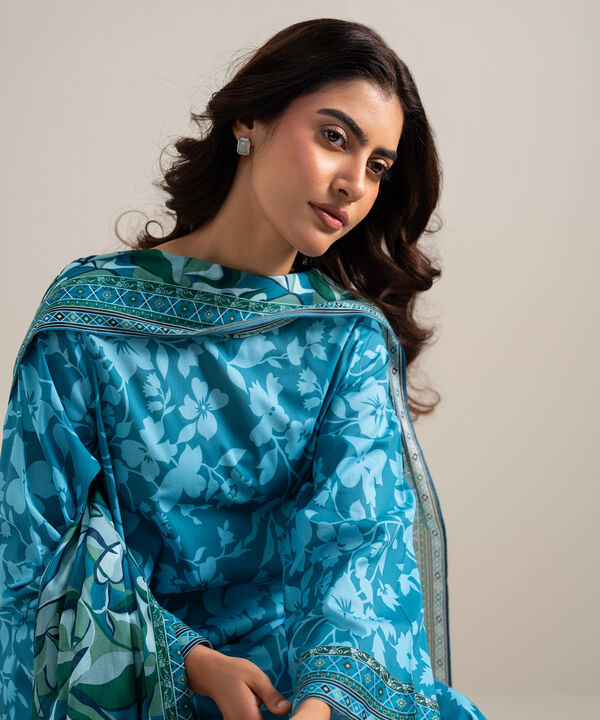 3 Piece - Printed Lawn Suit