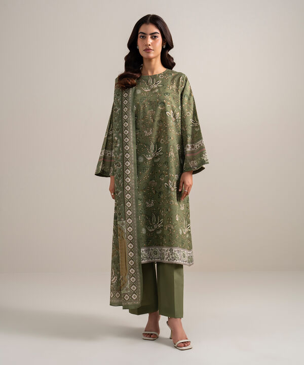 3 Piece - Printed Lawn Suit