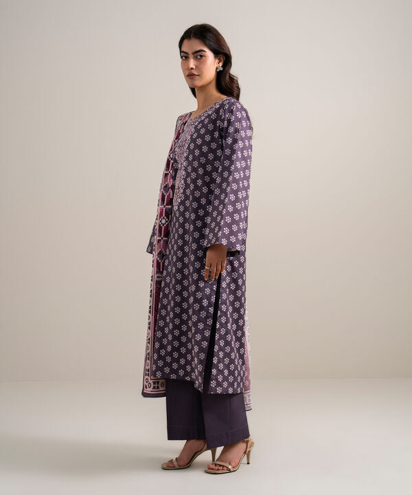 3 Piece - Embroidered Lawn Suit