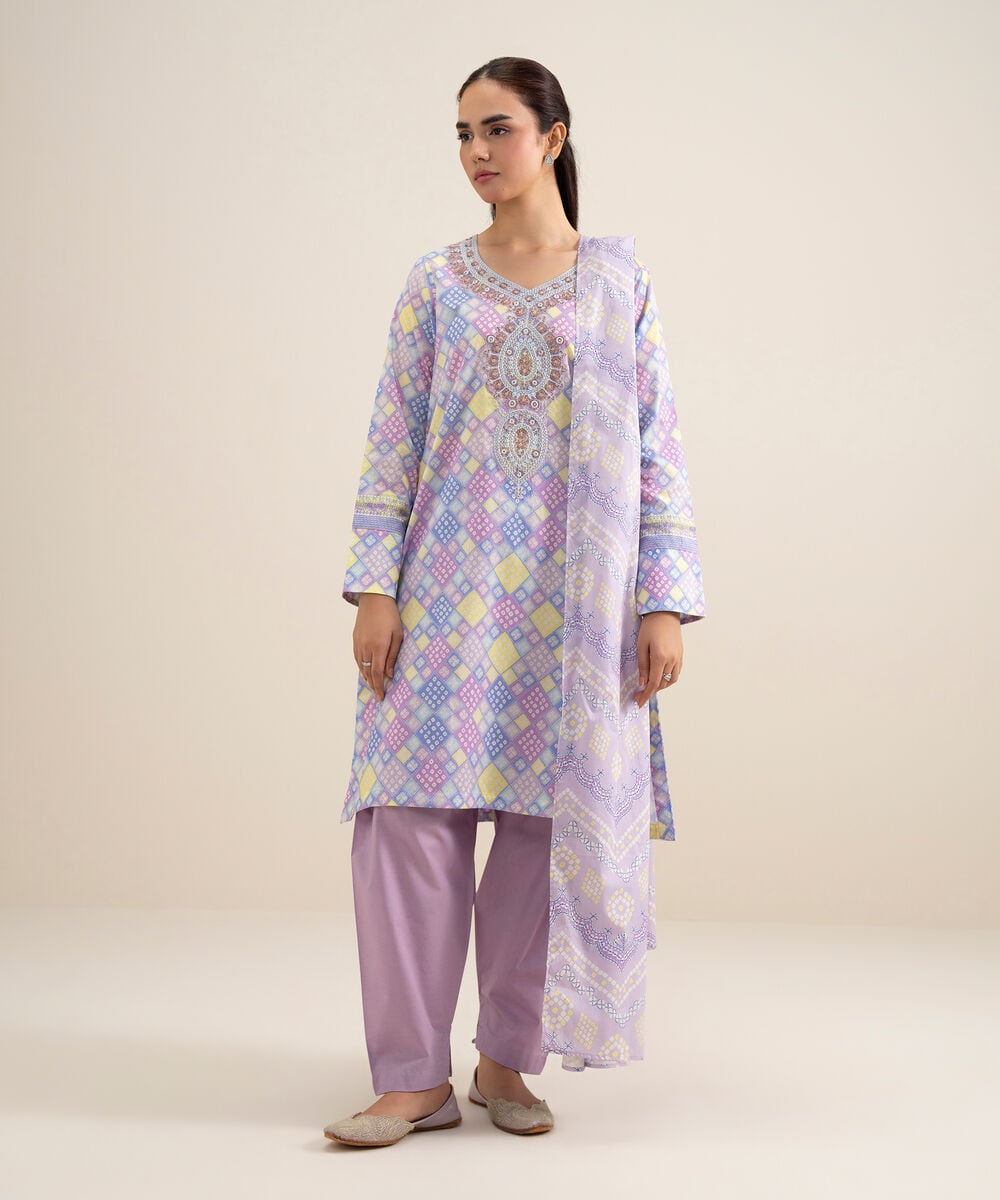 3 Piece - Embroidered Lawn Suit