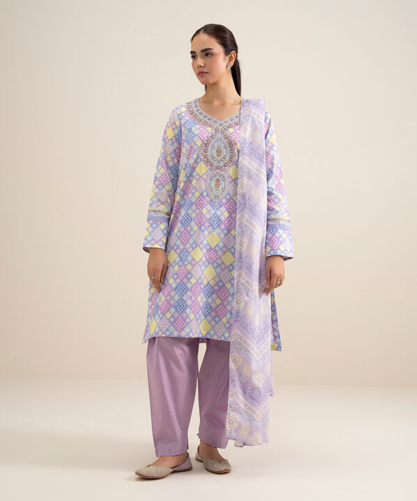 3 Piece - Embroidered Lawn Suit