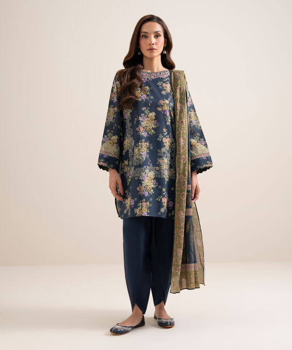 3 Piece - Embroidered Lawn Suit