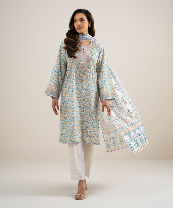 3 Piece - Embroidered Lawn Suit