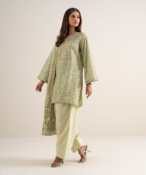 3 Piece - Embroidered Lawn Suit