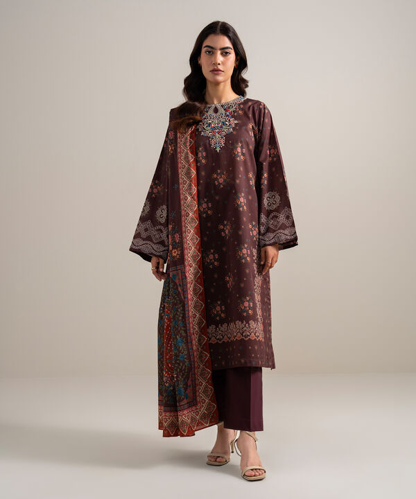 3 Piece - Embroidered Lawn Suit