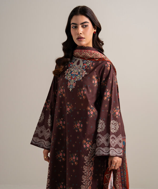 3 Piece - Embroidered Lawn Suit