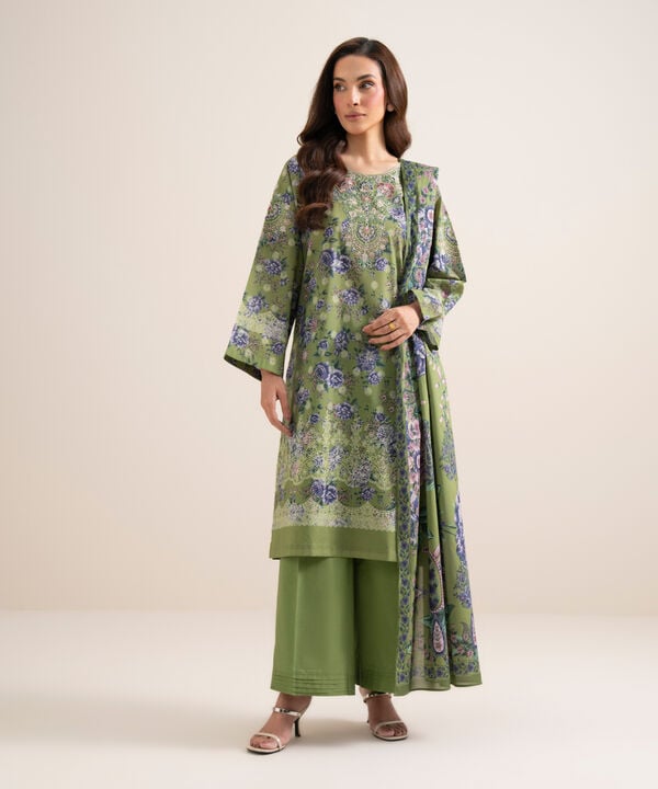 3 Piece - Embroidered Lawn Suit