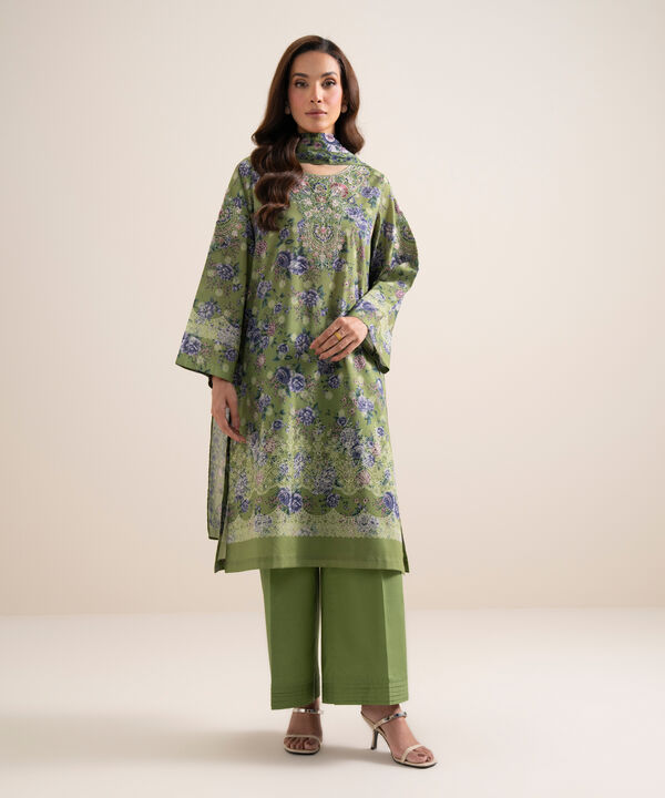 3 Piece - Embroidered Lawn Suit