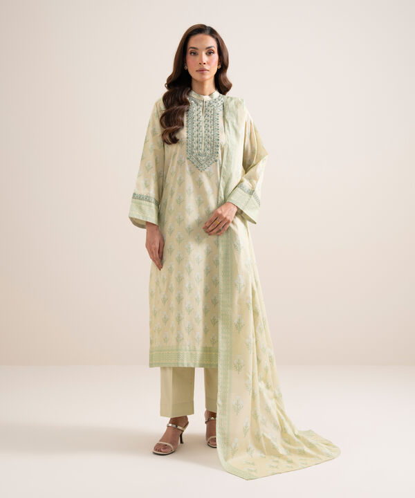 3 Piece - Embroidered Lawn Suit