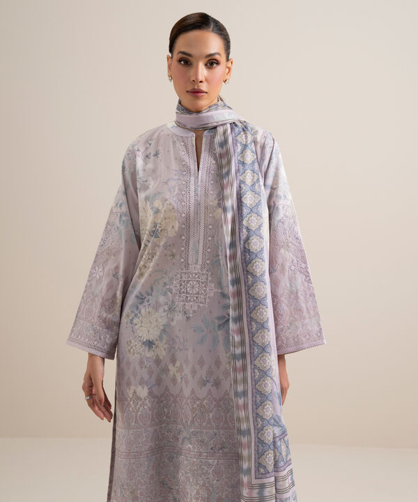 3 Piece - Embroidered Lawn Suit