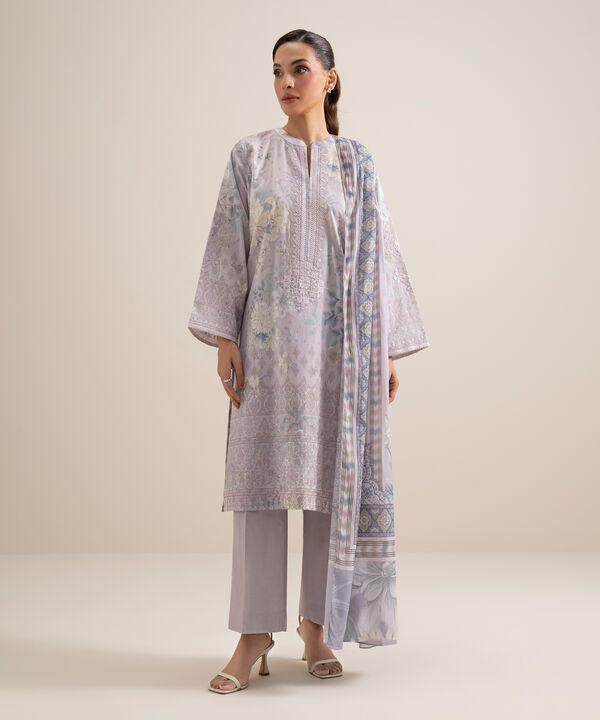 3 Piece - Embroidered Lawn Suit