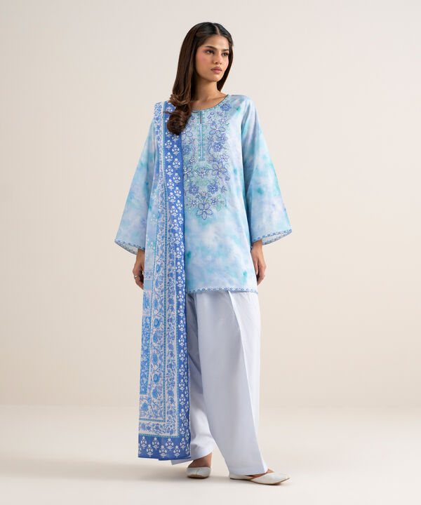 3 Piece - Embroidered Lawn Suit