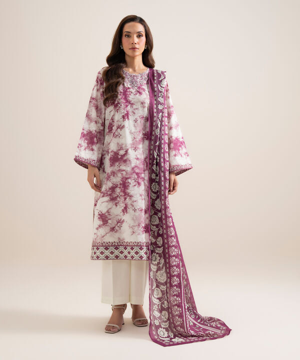 3 Piece - Embroidered Lawn Suit