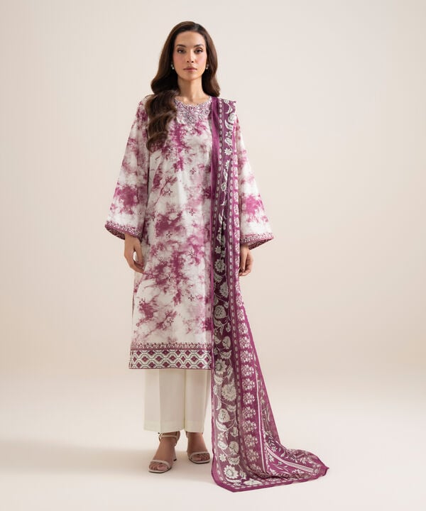 3 Piece - Embroidered Lawn Suit