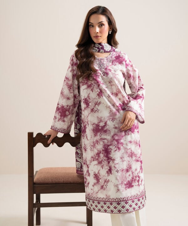 3 Piece - Embroidered Lawn Suit