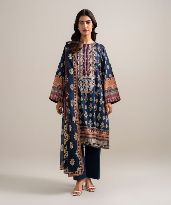 3 Piece - Embroidered Lawn Suit