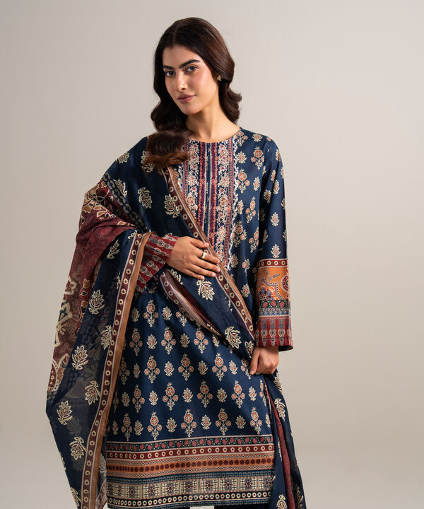 3 Piece - Embroidered Lawn Suit