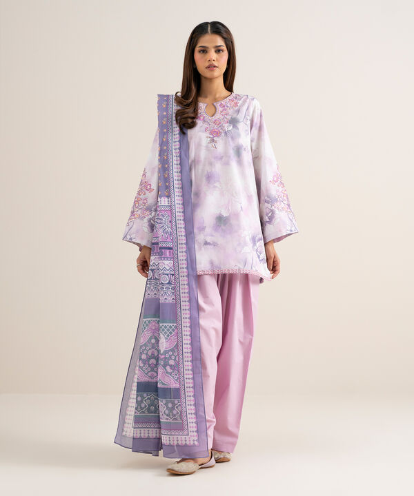 3 Piece - Embroidered Lawn Suit