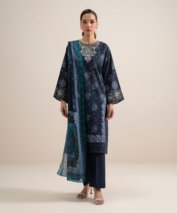 3 Piece - Embroidered Lawn Suit