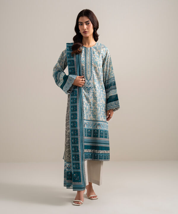 3 Piece - Embroidered Lawn Suit