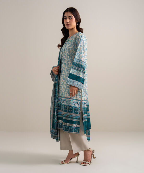 3 Piece - Embroidered Lawn Suit