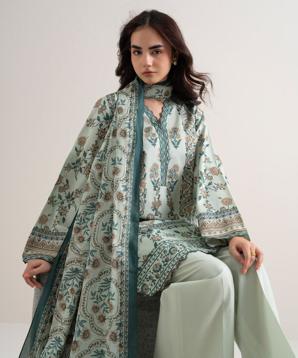 3 Piece - Printed Lawn Suit