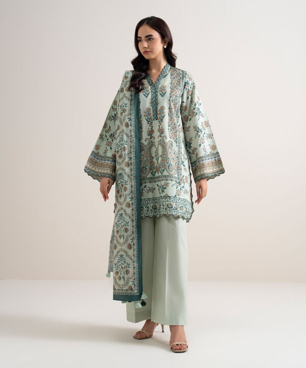 3 Piece - Printed Lawn Suit