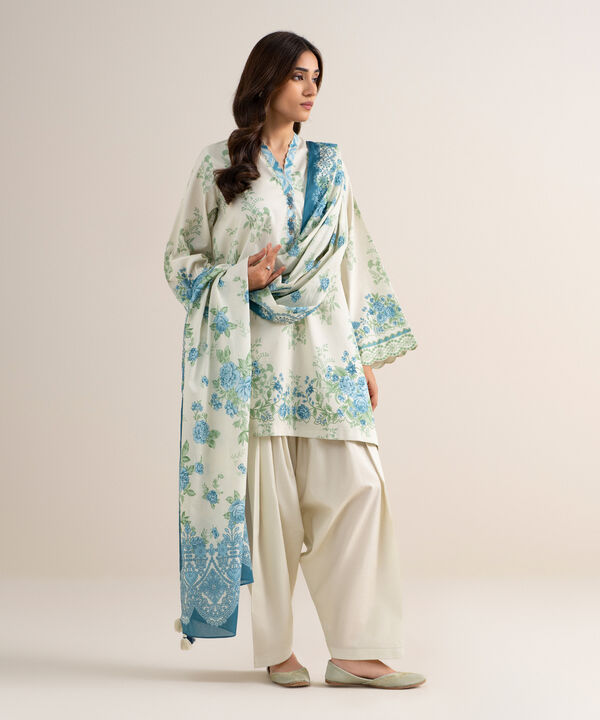 3 Piece - Printed Lawn Suit