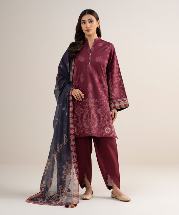 3 Piece - Printed Lawn Suit