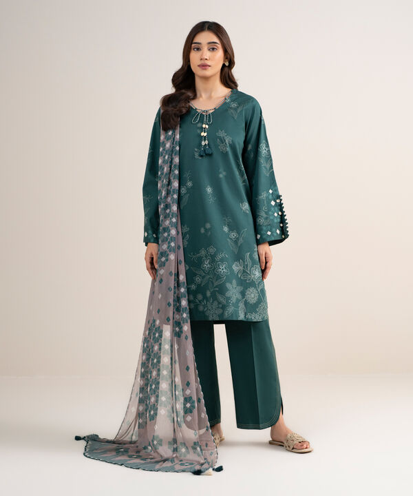 3 Piece - Printed Lawn Suit