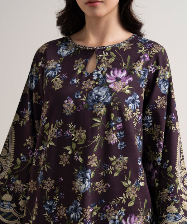 3 Piece - Printed Arabic Lawn Suit