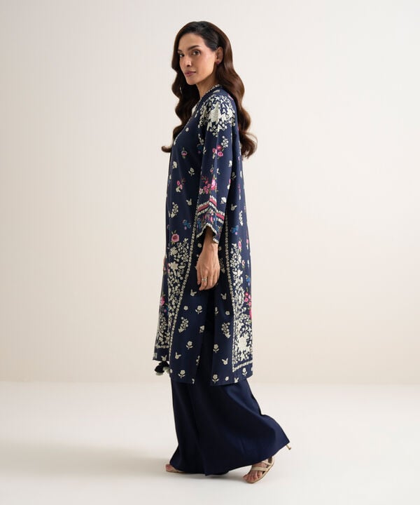 3 Piece - Printed Arabic Lawn Suit