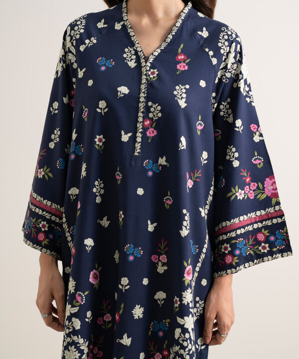 3 Piece - Printed Arabic Lawn Suit