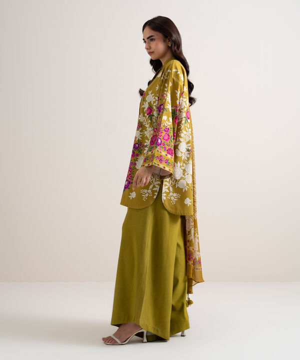 3 Piece - Printed Arabic Lawn Suit